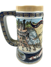 Miller Beer Stein Mug 1807 The First River Steamer 4th in Series