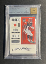 2017 Contenders Joe Mixon Rookie Ticket Auto RC BGS 9 W/10 Auto 🔥