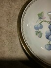 ANTIQUE DRESDEN CHINA BOWL WITH GRAPE DESIGN & OLD DRESDEN MARK EARLY 1900'S — photo 5