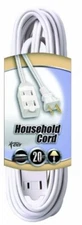 94158901 Indoor Extension Cord With 2 Power Outlets 20-ft White