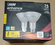 Feit Electric 75W EQ PAR30 Flood Bulb Bright White 2-Pack