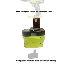 Adapter for Ryobi ONE+ P108  18V  battery to Ryobi 12V/14.4V Power tools