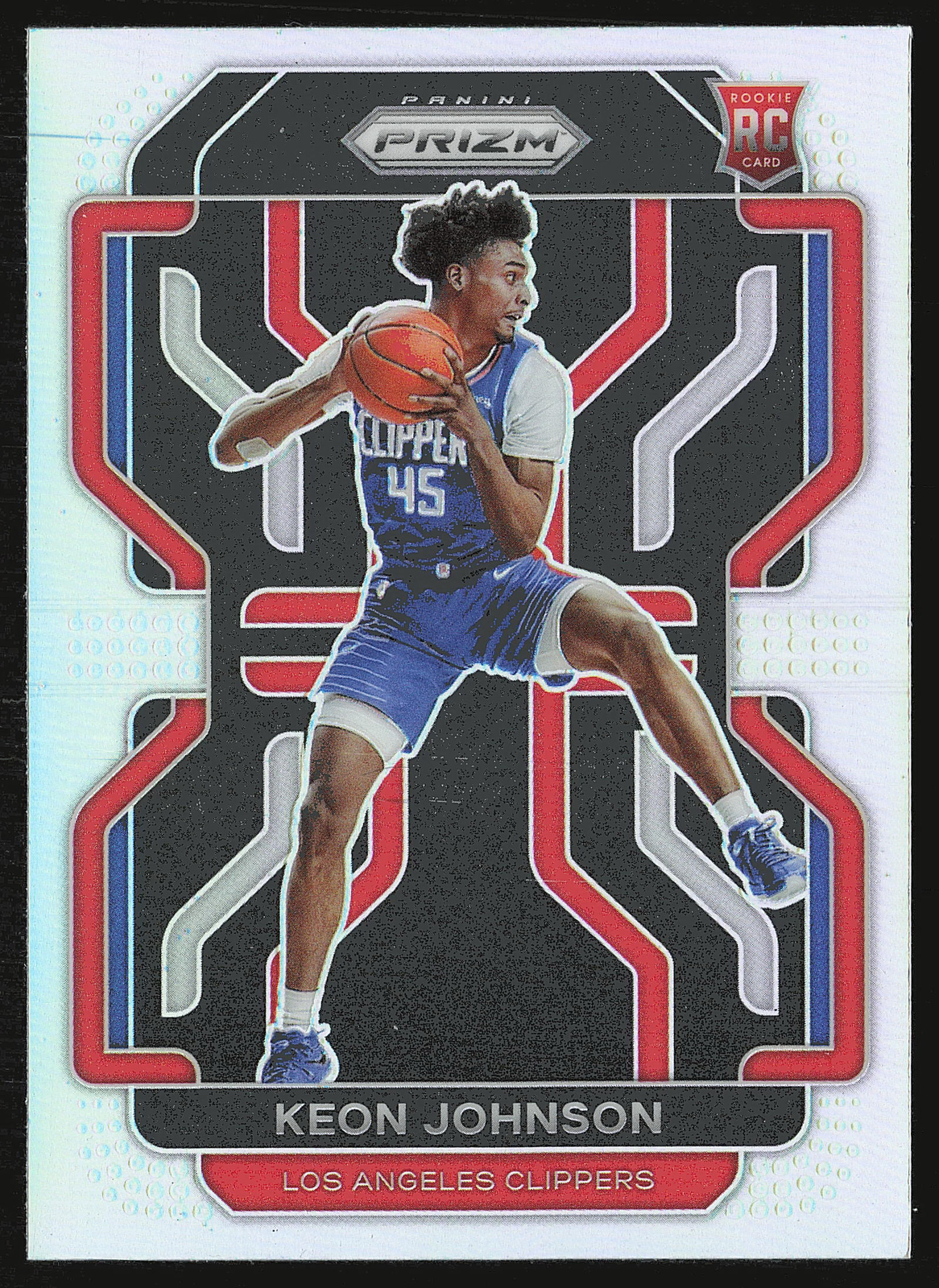 2021-22 Panini Prizm #326 Keon Johnson Silver RC
