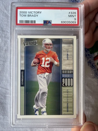 🔥Tom Brady 2000 Upper Deck Victory #326 Rookie Card Graded PSA 9 Mint Patriots