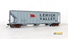 TANGENT HO PC SRS 4600 Covered Hopper Lehigh Valley (LV) ‘Delivery Gray 12-1968‘
