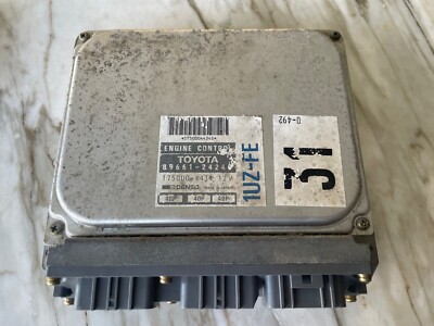1992 LEXUS SC400 ENGINE COMPUTER ECU MODULE 89661-24240 8 CYL CA