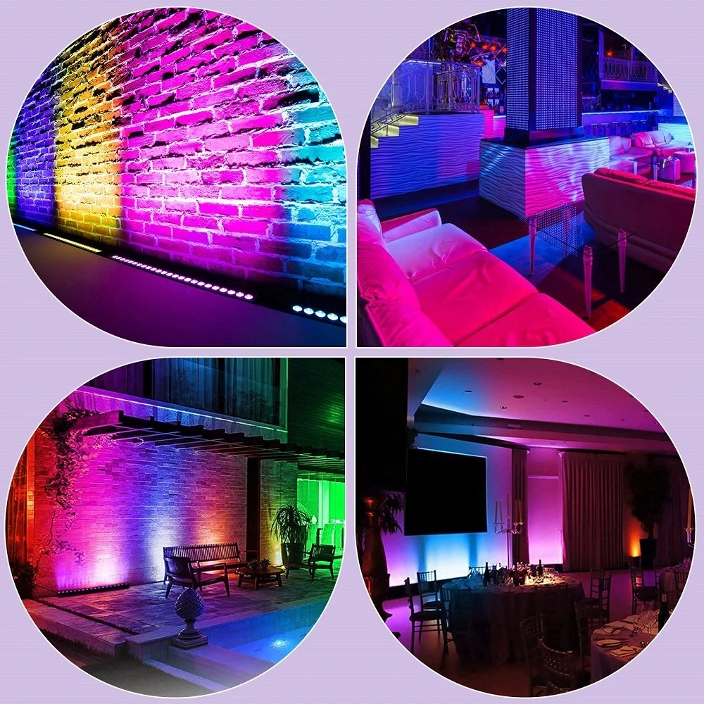 RGB 96WLED DJ Wallwasher Licht Bar DMX Disco Xmas Light Bühnenlicht Weihnachten