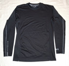 NICE Under Armour Golf Black Base Layer Long Sleeve Golf Shirt Large L 1248123