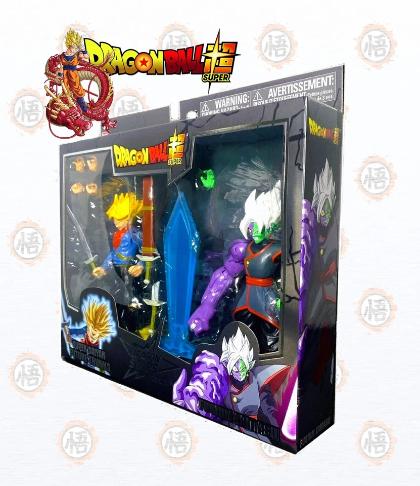 Dragon Ball Super Dragon Stars Super Saiyan Vs. Fusion Zamasu Paquete de Dos - NUEVO Foto 3 de 4