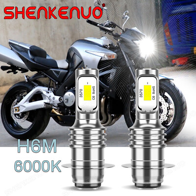 2x For Suzuki King Quad LTF4WDX LTF300F LTA700X 110W H6M P15D LED Headlight Bulb