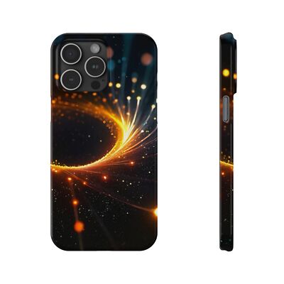Slim iPhone Case - Blackhole in the Subatomic, iPhone 13, 14, 15, Pro Max, Mini