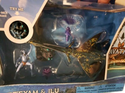 Figurine D'action McFarlane Avatar 2 : Neteyam & Ilu - Édition Deluxe - Neuf Sous Blister