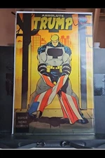 RARE GOLD Metal Donald Trump Absolute BATMAN ORIGINAL Homage COMIC LTD 25