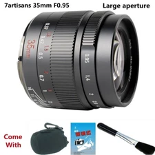 7artisans 35mm F0.95 Large Aperture Portrait Lens for RF Mount R50 R6 R8 Camera