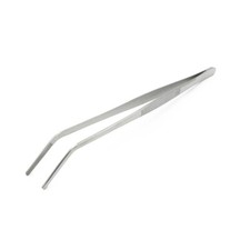 Futterpinzette aus Edelstahl - abgewinkelt 30 cm - Fütterungshilfe
