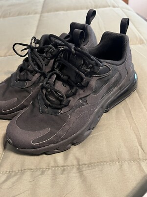 Nike air max 270 react youth size 4 all black great condition