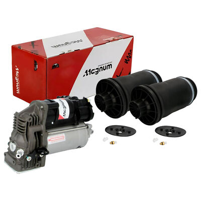 2x Magnum Technology Luftfeder Kompressor Hinten Rep-Satz für MERCEDES W164
