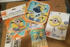 Despicable ME Minions Party Supply Invites Banner Plates Balloon