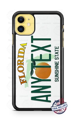 Vintage Florida 2004 License Plate Phone Case Wht For iPhone 13 Samsung Google
