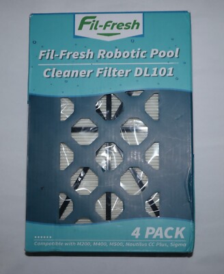 4 Filters for Dolphin Robotic Pool Cleaner Nautilus CC Plus M400 M500 9991432-R4