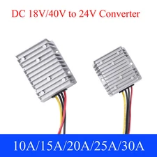 DC 18V/40V to 24V Power Converte Auto Boost Buck Regulator Stabilizer Module