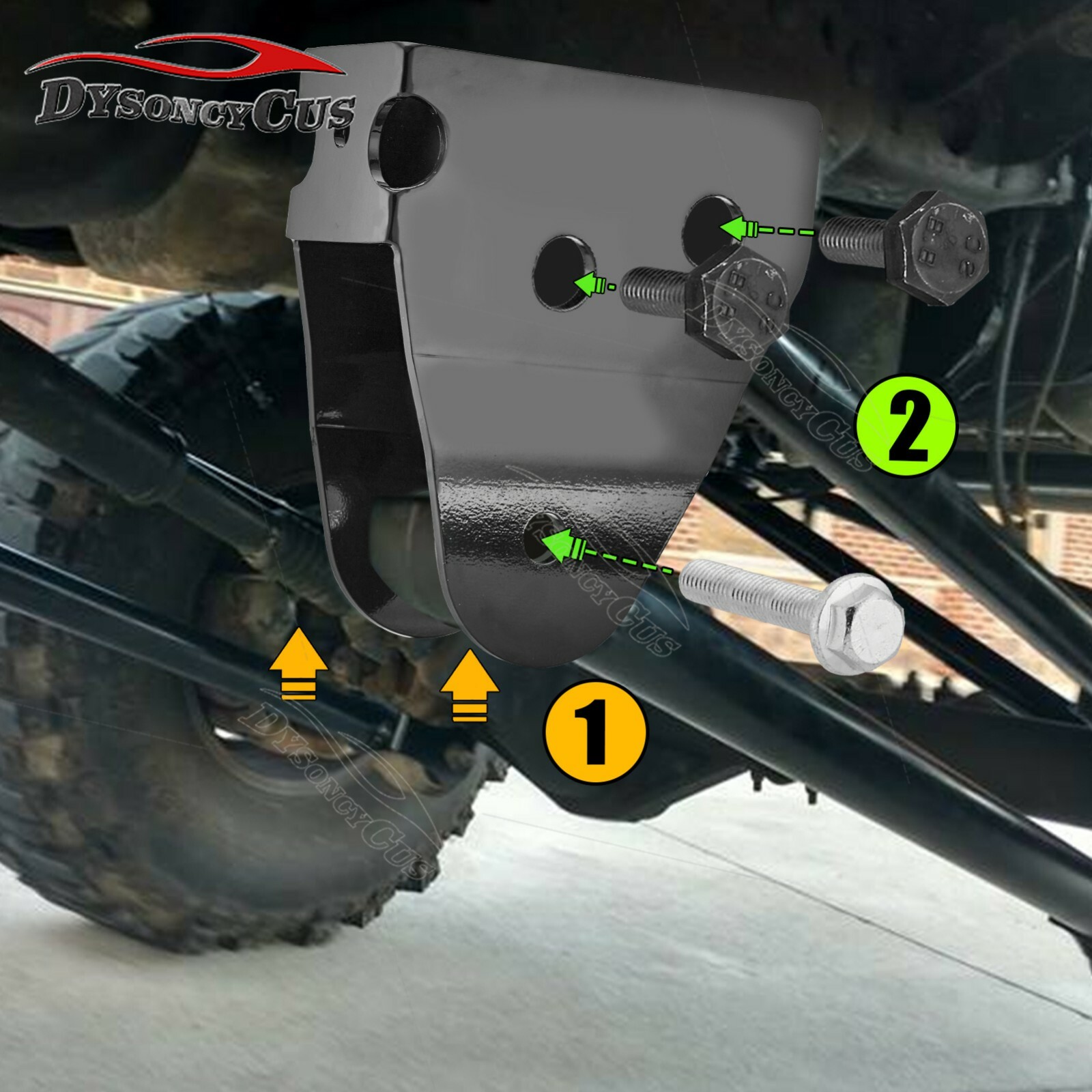 Lower Radius Arm Drop Bracket Kit 2''4'' Lift Fit Ford F250 F350 Super
