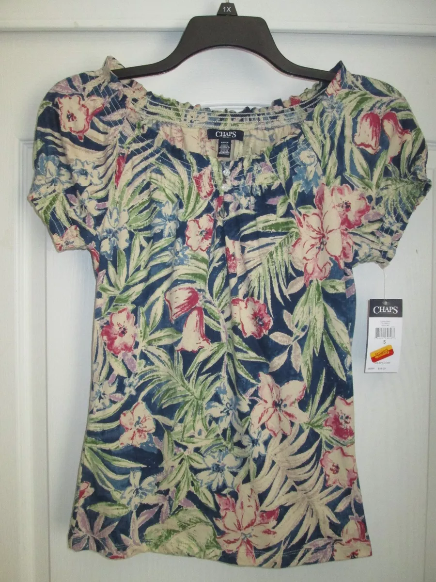 chaps women's tops
