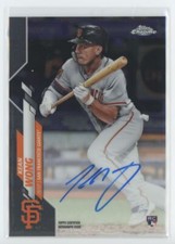 2020 Topps Chrome Rookie Autographs Kean Wong RC Auto San Francisco Giants