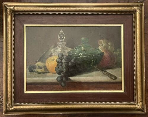 Dipinto ad olio Alberto Falchetti “natura morta” - Quadro, Antiquariato (1898) - Foto 1 di 6
