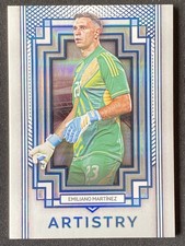 Emiliano Martinez 2025 Futera Platinum Artistry Blue /06 #AT51