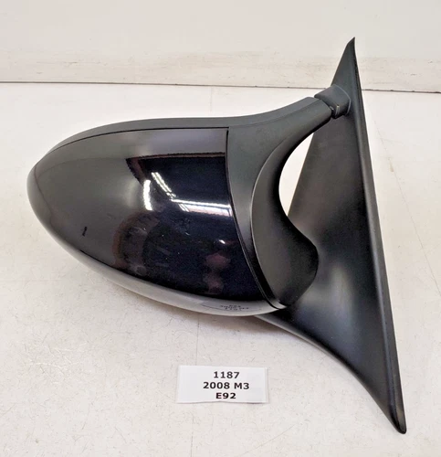 ✅ 08-13 OEM BMW E92 E93 M3 Passenger Side Heated Folding Mirror Assembly Black