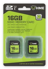 HME Products HME-16GB2PK 16GB SD Memory Cards SDHC for Trail Camera, 2-Pack