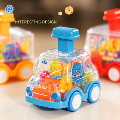 #ad Pressure Glide Car For Toddlers Kids Cartoon Pressing Gear Car Random Color $14.01