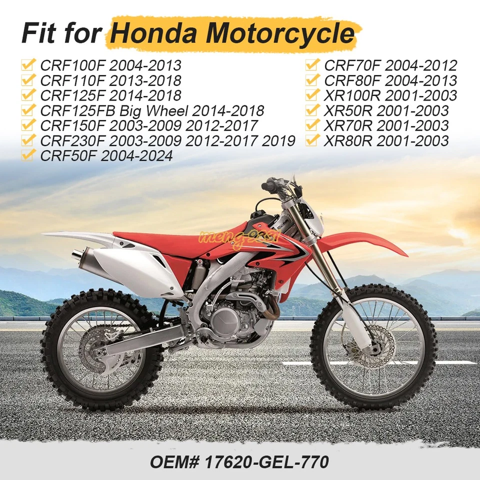 GAS CAP For HONDA CRF50 CRF70 CRF80 CRF100 CRF150 CRF230 XR50 XR70 XR80 XR100 - Image 2 of 4