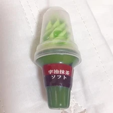 Miniature  matcha soft serve