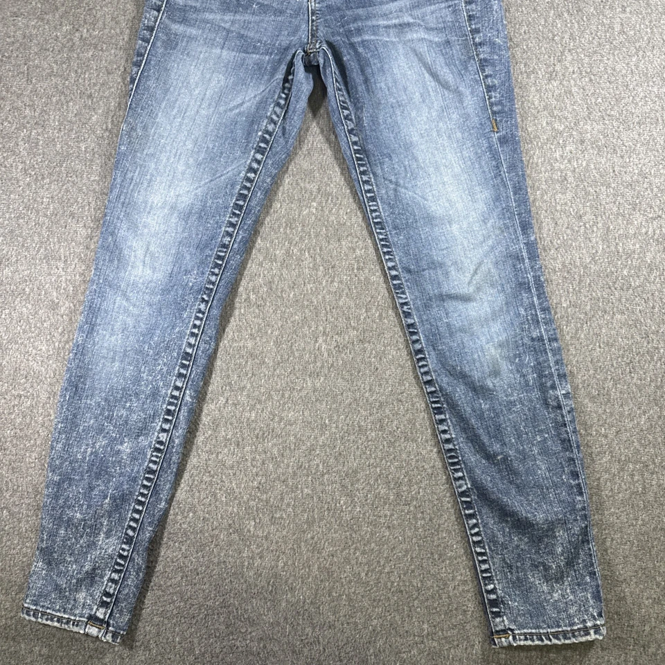 Pantalones de mezclilla para mujer True Religion talla 27X28 ajustados azules Y2K hechos en EE. UU. Foto 2 de 4