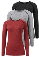 Dry Fit Long Sleeve Tshirt for Women Moisture Wicking Long Sleeve Tee Outdoor...