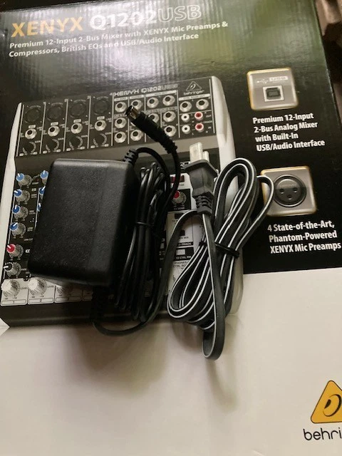 Behringer Premium 12-Input 2-Bus Mixer w/ XENYX Mic Preamps,Compressor,Power Adt - Image 4 of 4