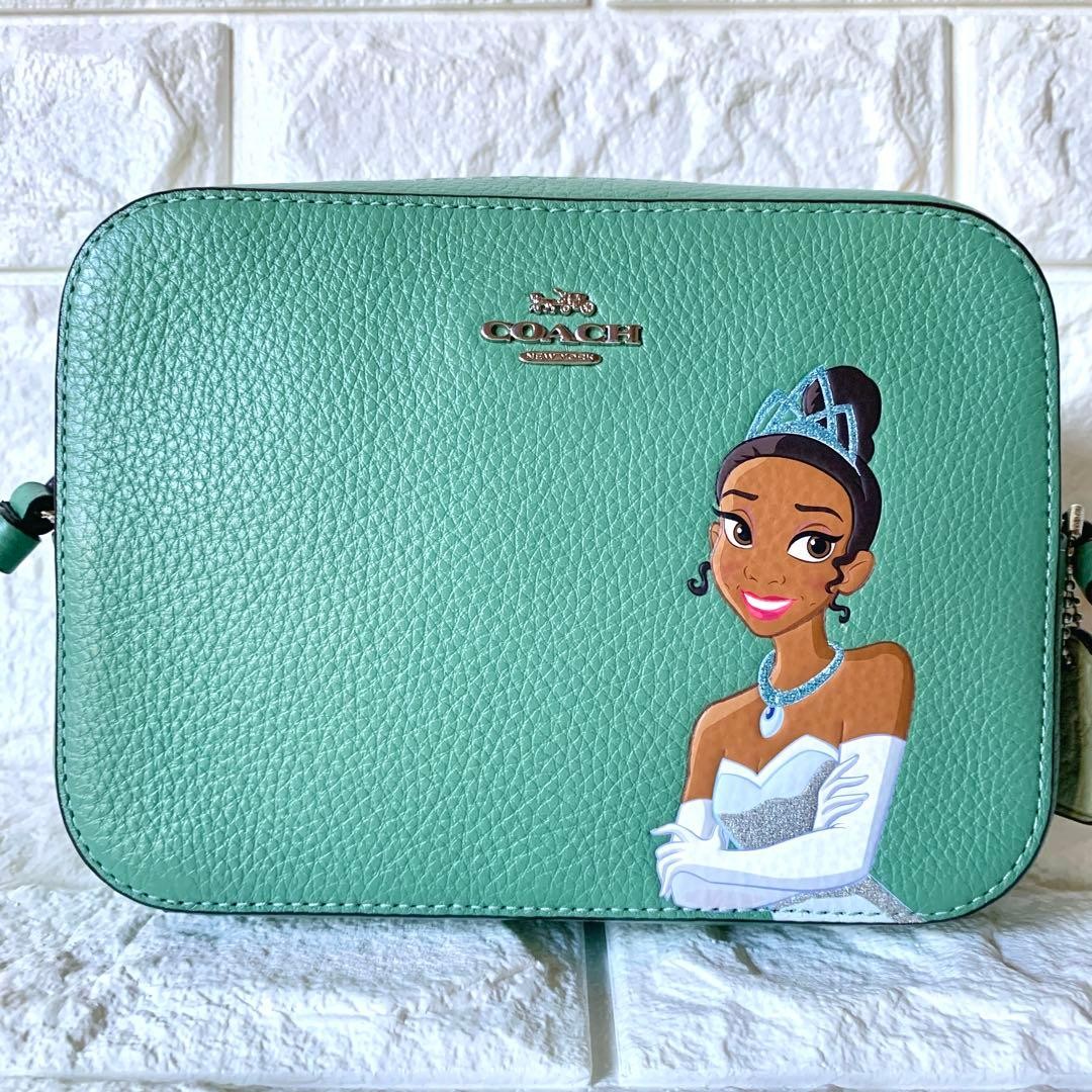 Coach Disney Tiana Camera Bag Green Shoulder Crossbody Rare Unused