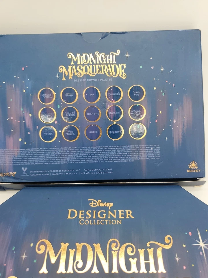 colour pop Disney Midnight Masquerade Pressed Powder Pallette New - Image 3 of 4