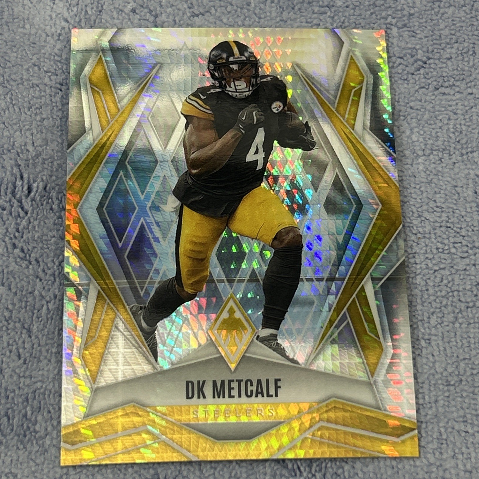 2025 Panini Phoenix -DK METCALF #4 -- SILVER HYPER-- STEELERS