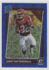 2021 Panini Donruss Optic Rated Rookie Blue Scope Prizm Jaret Patterson #297 2l4