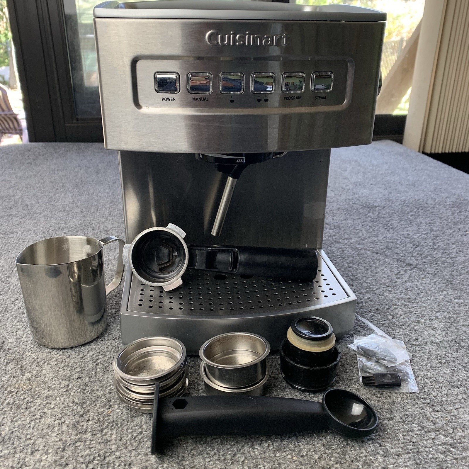 Cuisinart EM-200 Espresso & Cappuccino Machine Stainless Ste
