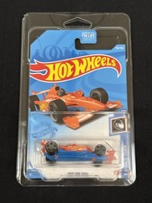 2021 HOT WHEELS CAR INDY 500 OVAL 195/250 ORANGE HW RACE TEAM 4/10 W/ PROTECTOR