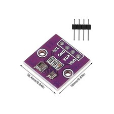 AHT20 + BMP280 Temperatur Luftfeuchtigkeit Luftdruck Sensor Modul I2C 2–5V