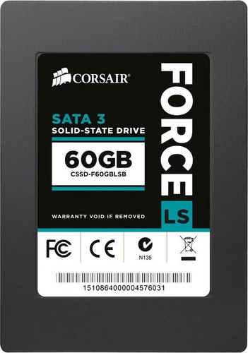 SSD Corsair Force LS 60GB 2.5" SATA 6Gb/s MLC - CSSD-F60GBLSB