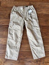 5.11 Tactical Men  s Pants Sz 34x30 74273 Beige Taclite Pro Relaxed Fit USA New