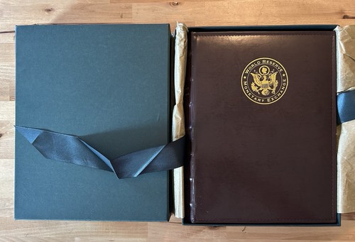 World Reserve Monetary Exchange Official Money Ledger Collection Binder Book #1