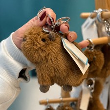 Capybara Plush Keychain Cute Animal Bag Charm Soft Adorable Toy Gift NWT 2026