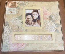 K Company Scrapbook Album 12x12 Frame-A-Name English Floral Kit Stickers